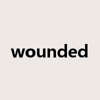 wounded