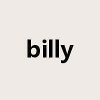 billy是什么意思