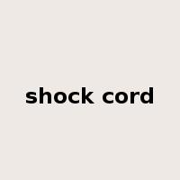 shock cord是什么意思