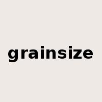 grainsize