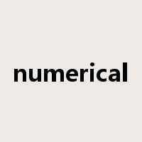 numerical是什么意思