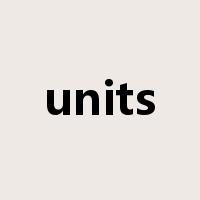 units