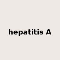 hepatitis A是什么意思