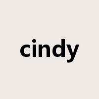 cindy是什么意思