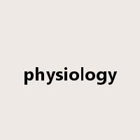 physiology是什么意思