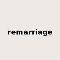 remarriage是什么意思