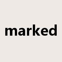 marked