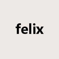 felix是什么意思