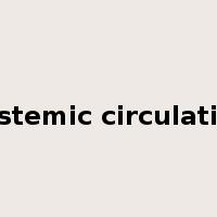 systemic circulation是什么意思