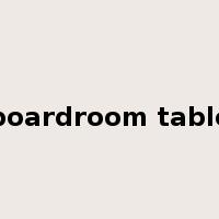 boardroom table是什么意思