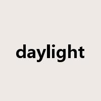 daylight是什么意思