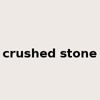 crushed stone