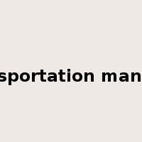 transportation manager