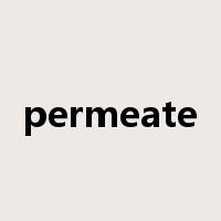 permeate