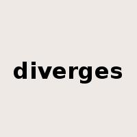 diverges是什么意思