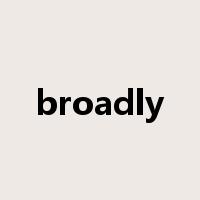 broadly是什么意思