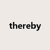 thereby是什么意思