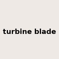 turbine blade是什么意思