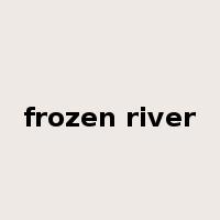 frozen river