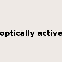 optically active是什么意思