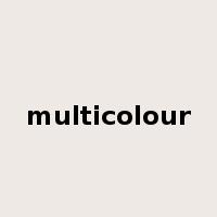 multicolour是什么意思