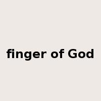 finger of God是什么意思