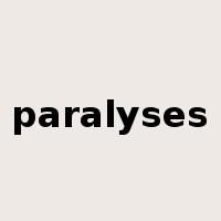 paralyses是什么意思