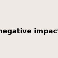 negative impact是什么意思