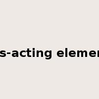 cis-acting element