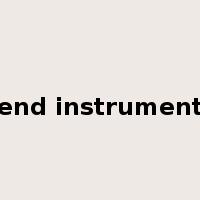 end instrument是什么意思