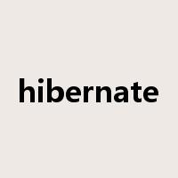 hibernate