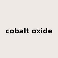 cobalt oxide是什么意思