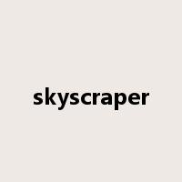 skyscraper是什么意思