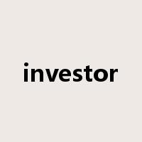 investor是什么意思