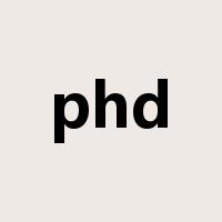 phd是什么意思