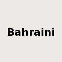 Bahraini是什么意思