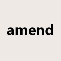 amend