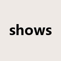 shows是什么意思