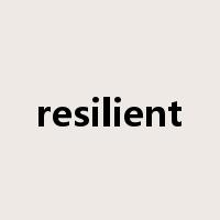 resilient是什么意思