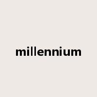 millennium是什么意思