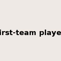 first-team player