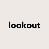 lookout是什么意思