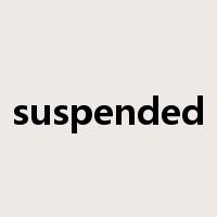 suspended是什么意思