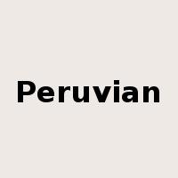 Peruvian是什么意思