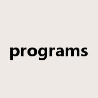 programs