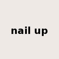 nail up是什么意思