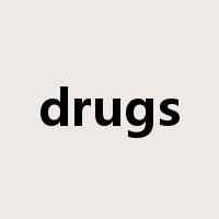 drugs是什么意思