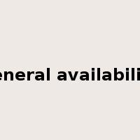 general availability