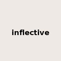 inflective是什么意思