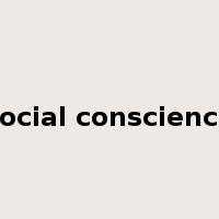 social conscience是什么意思